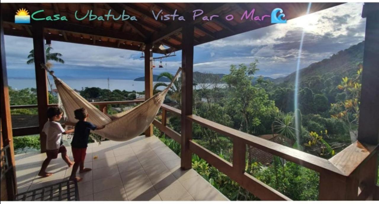 Casa Ubatuba Vista Para O Mar Екстериор снимка