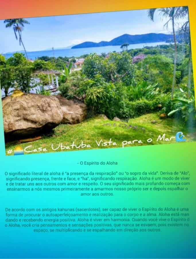 Casa Ubatuba Vista Para O Mar Екстериор снимка